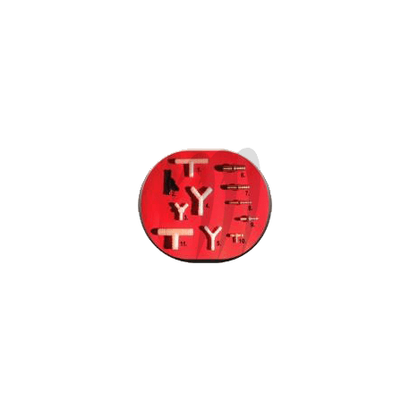 Connecteur plastique raccord de tuyau N°4 (3/8-3/8-3/8)