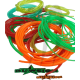 BLOWSION. Water hose 3/8 Reinforced Transparent (ORANGE) 50 cm