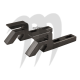 Kit clips pour capot avant (noir) Super-Jet (2 Pièces)