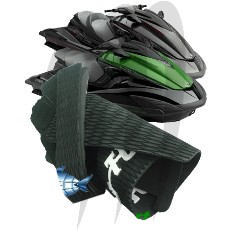 HYDRO-TURF. Kit Tapis Prédécoupé  FZS/ FZR  (2009-2013)