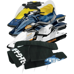 Mat Kit Precut, BRP, GTi-130 (2006-2010) / GTi-155 (2006-2010 ), cut diamond (black)